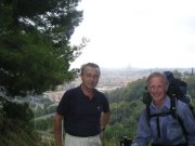 Paolo and Michael
on Monte Mario
(6135 bytes)